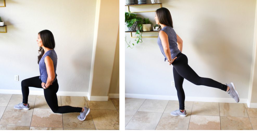 front lunges exercise