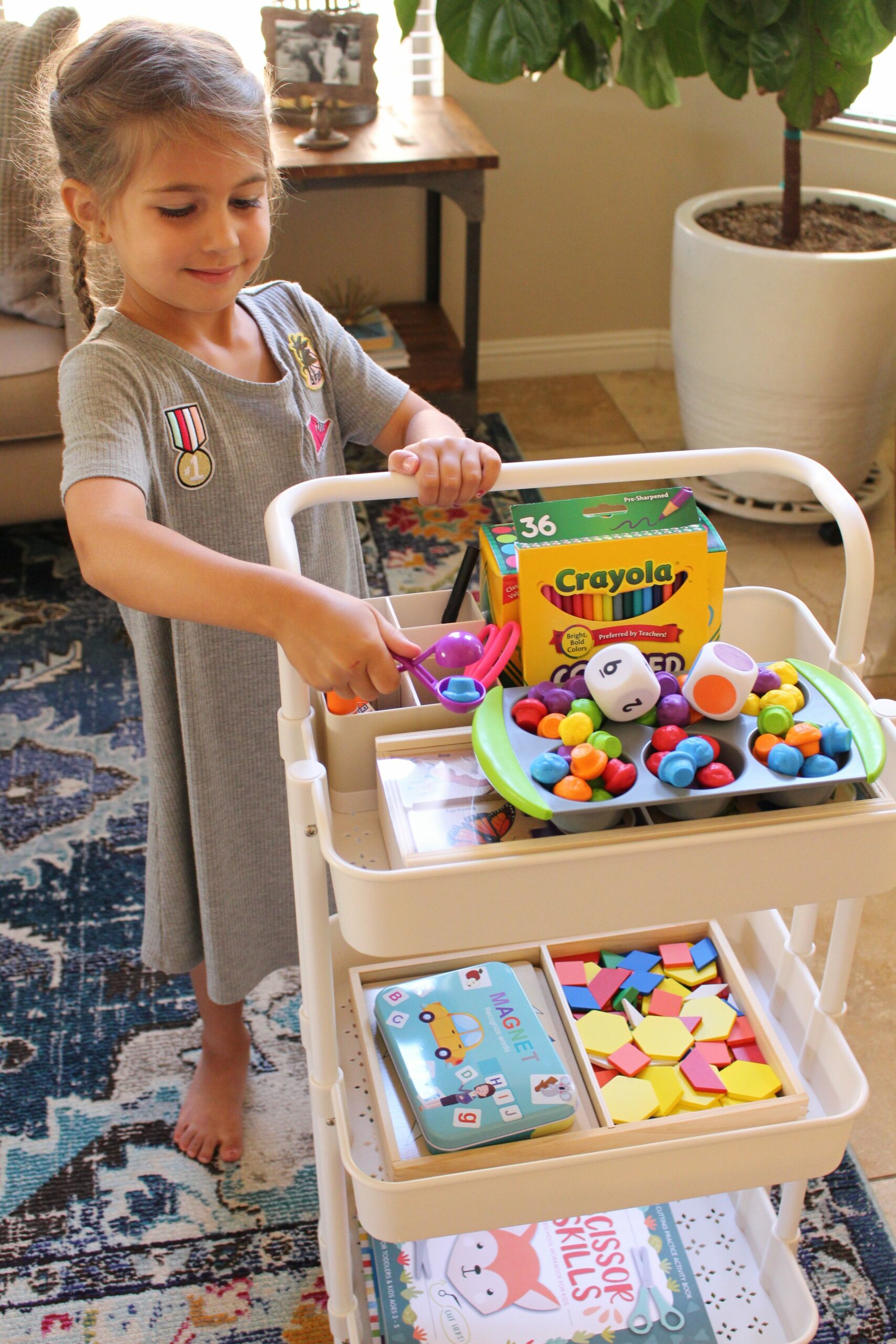 Activity sales learning cart