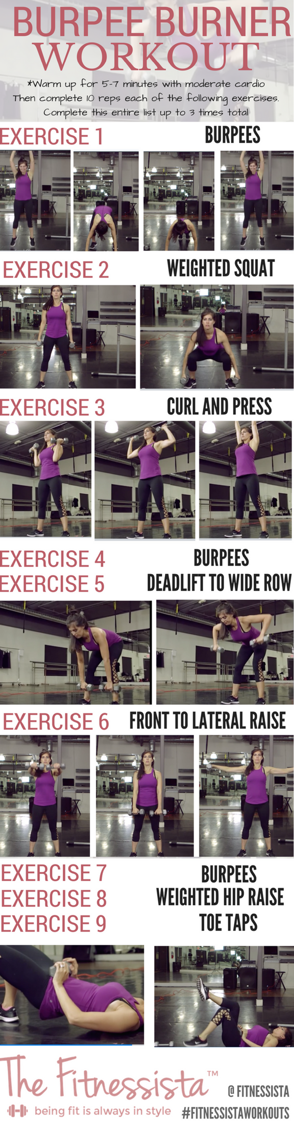 Quick burpee online workout