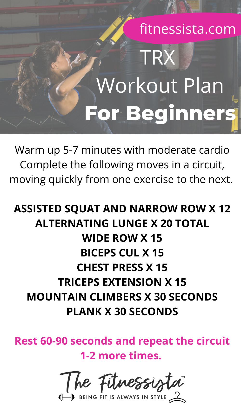 Trx Workout Plan For Beginners The