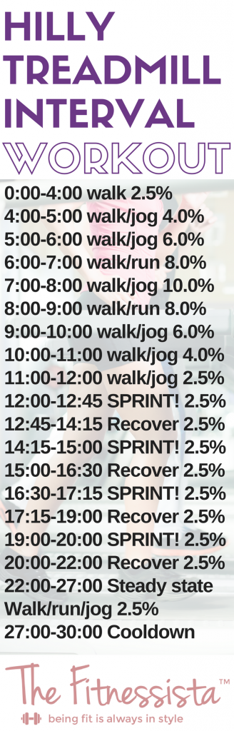 Hilly Treadmill Workout