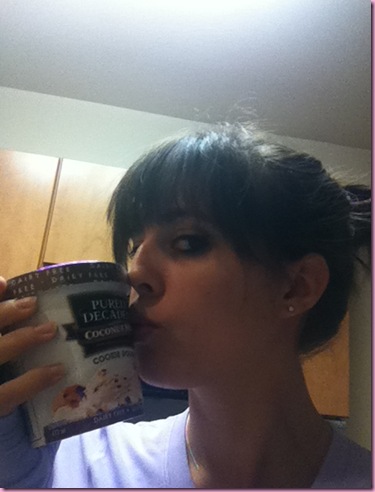 me with ice cream