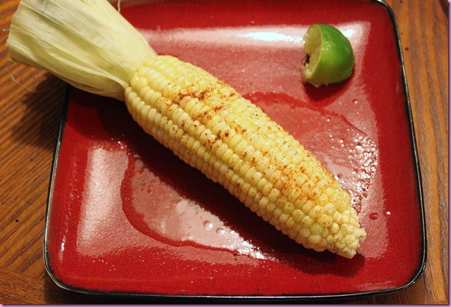 seasoned grilled corn