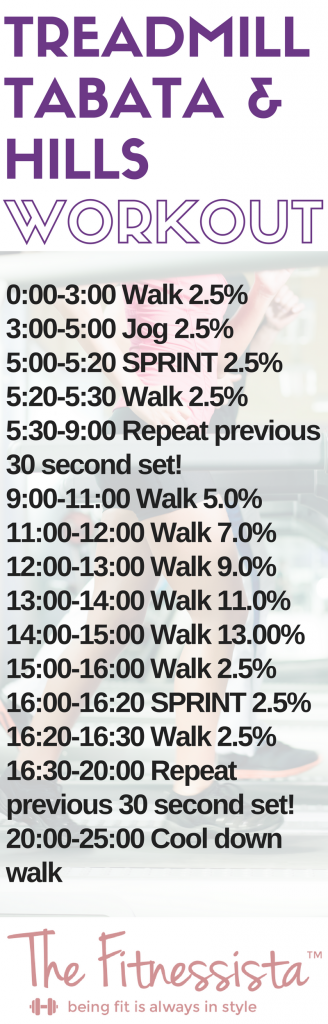 Tabata Treadmill Workout