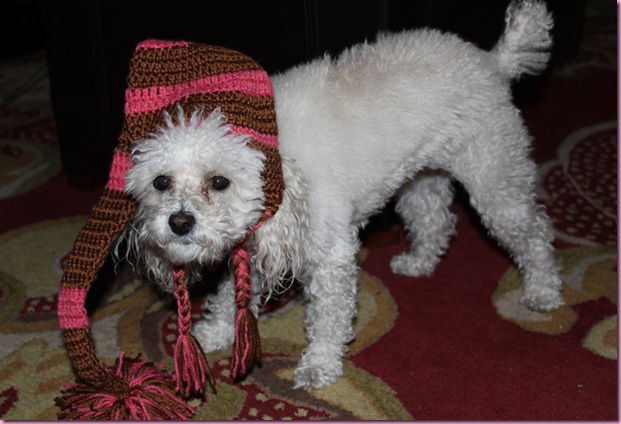 Bella with hat