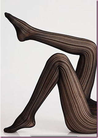 Black Vertical Stripe Tights Plus Too, $12, Zulily