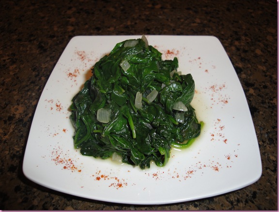 wilted spinach