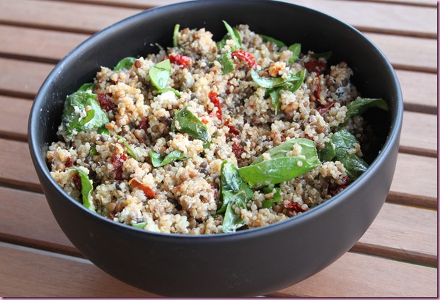 quinoa lentil salad