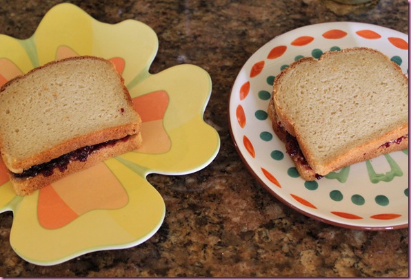 almond butter and jelly