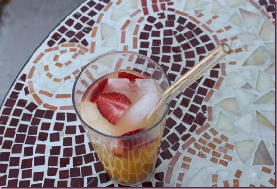 strawberry homemade sports drink