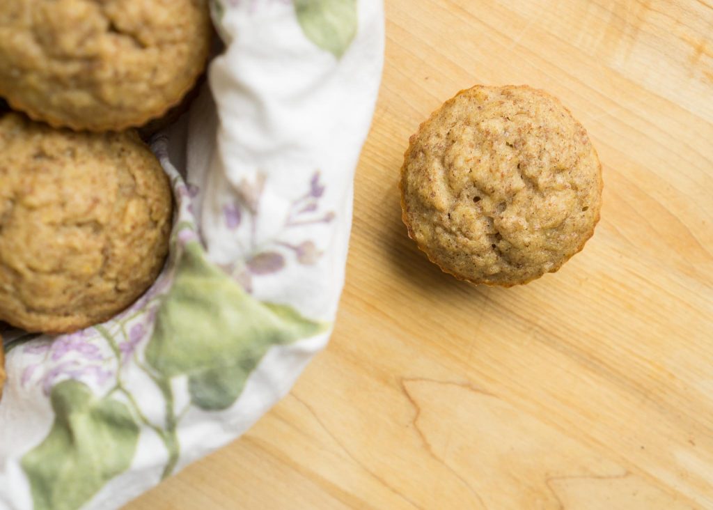 gluten-free banana almond muffins