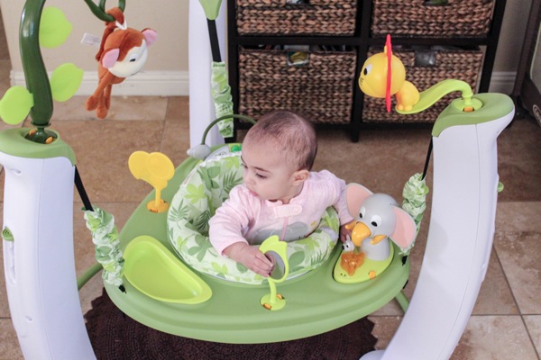 Liv in the exersaucer