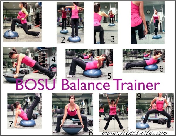 BOSU balance trainer