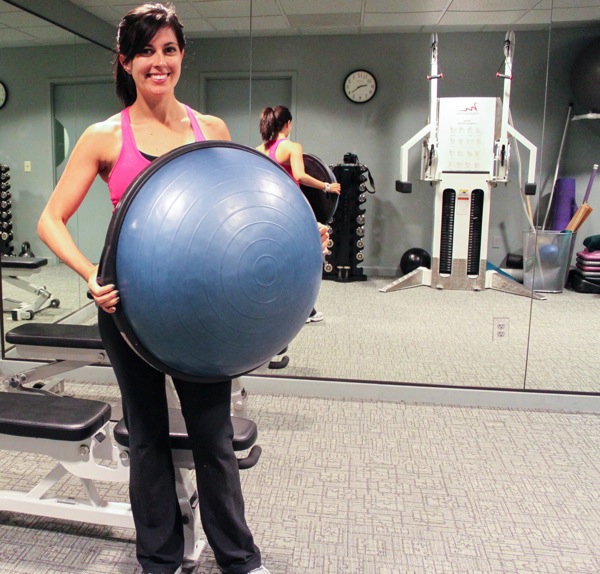 bosu squat jump