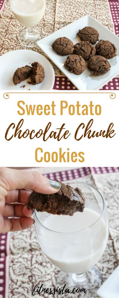 Sweet Potato Chocolate Chunk Cookies