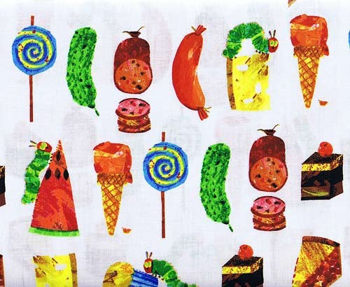 Af 5282 m food fun the very hungry caterpillar encore by andover fabrics