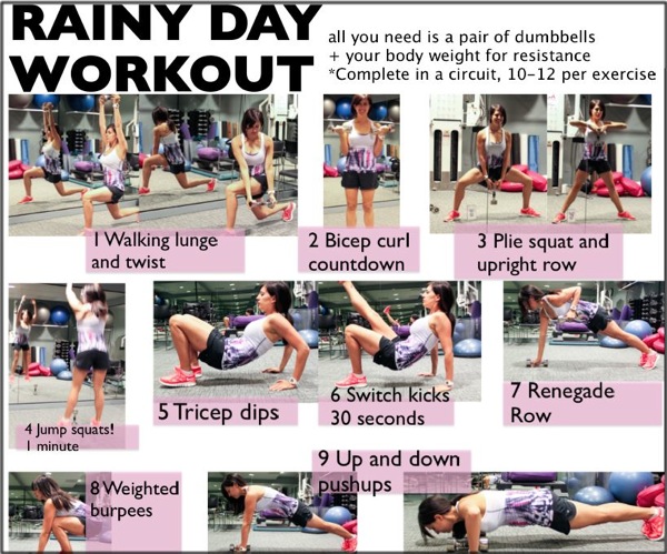 Indoor workouts 2024 for rainy days