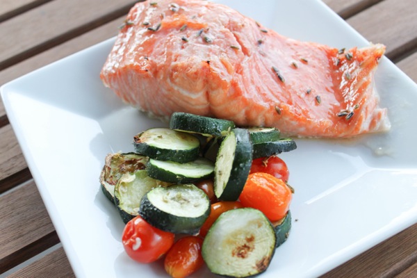 Honey Lavender Salmon