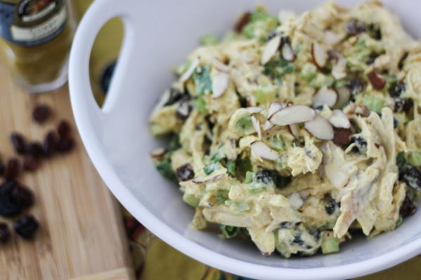 Healthy Curried Chicken Salad - so easy to make! Recipe - Rachel Cooks®