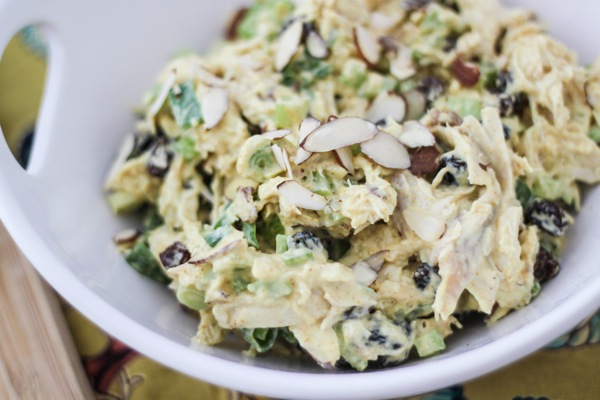 Healthy Curry Chicken Salad - The Bettered Blondie