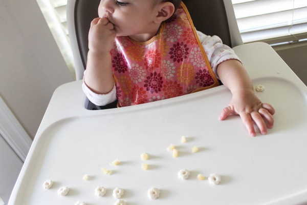 Happy Baby Puffs and Little Ducks dried fruit for Liv