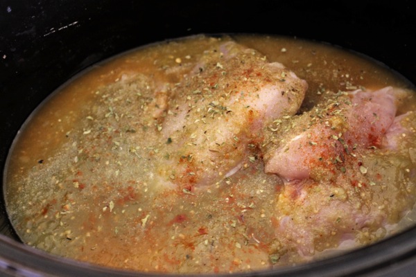 Slow cooker chicken