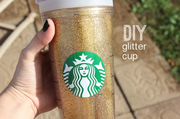 How To Make Glitter-Filled Starbucks Cold Cup!