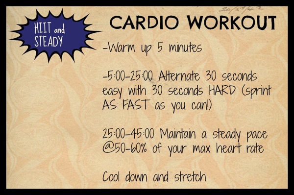 Hiit and steady