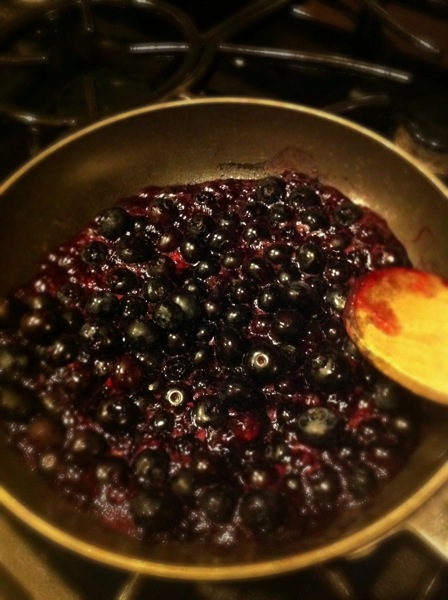 Blueberry sauce