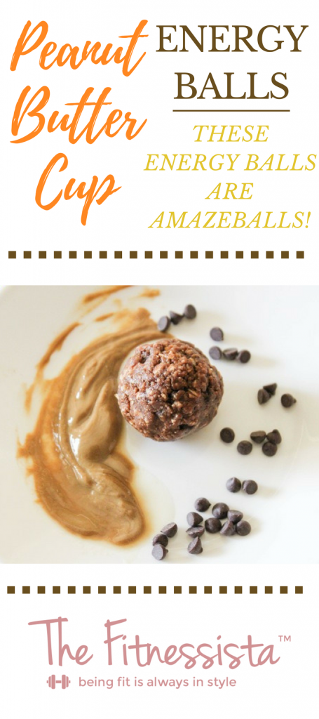 They might taste like a treat, but these peanut butter cup protein balls--aka amazeballs!--are healthy and provide a dose of healthy fat and protein! fitnessista.com