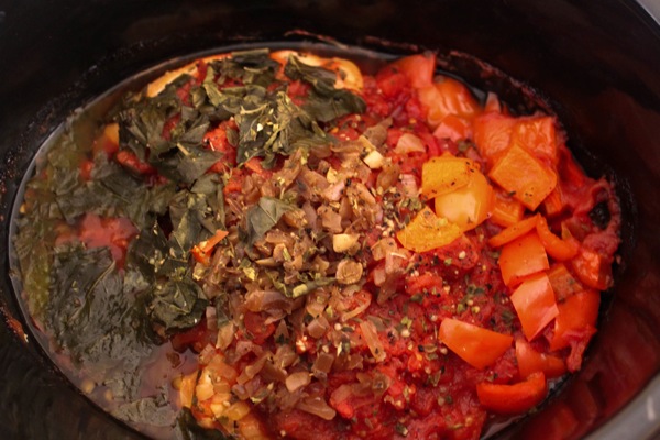 Slow Cooker Chicken Cacciatore for dinner