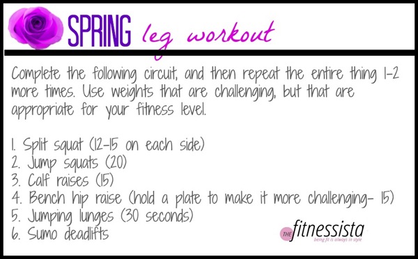 4 7 April Week 2 Workout Plan Meal Ideas The Fitnessista