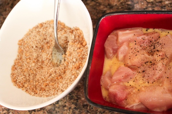 Chicken and breading