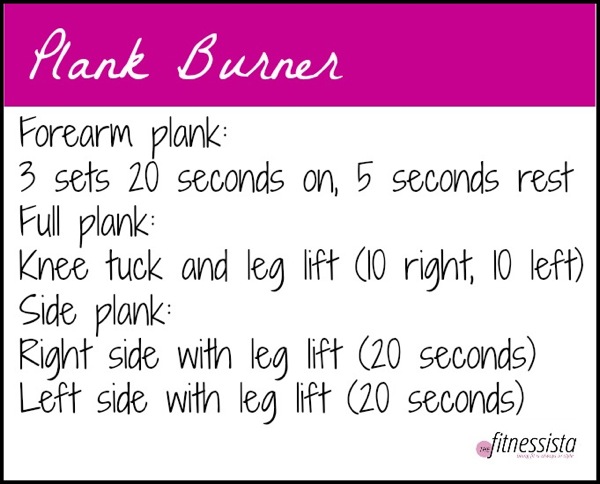 Plank burner