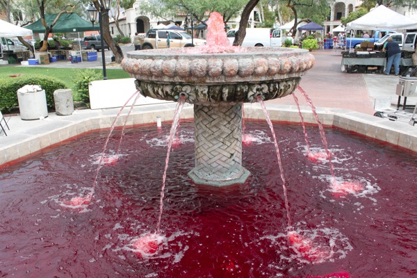 Red fountain  1 of 1