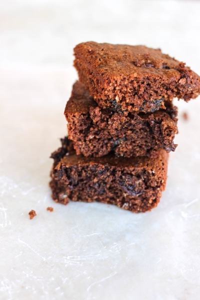 Choc cherry brownies  1 of 1