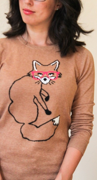 Old navy fox clearance sweater