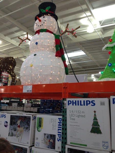 Costco snowman