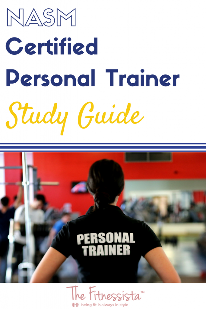 NASM personal training study guide - the tools and tips that helped me as I studying for the NASM Certified Personal Trainer Exam. fitnessita.com | #studyguide #NASMpersonaltrainingstudyguide #nasm