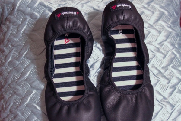 reebok barre slippers