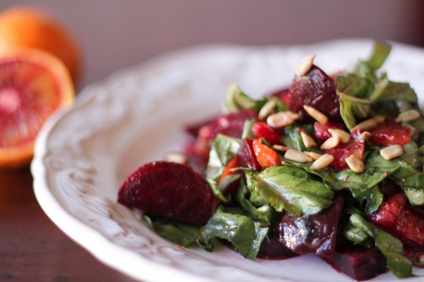 Blood Orange Salad with Beets and Basil