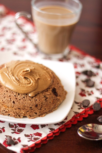 microwave chocolate protein muffin 