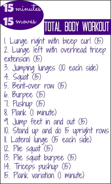 15 Minute Bums And Tums Workout 