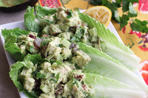 Avocado chicken salad