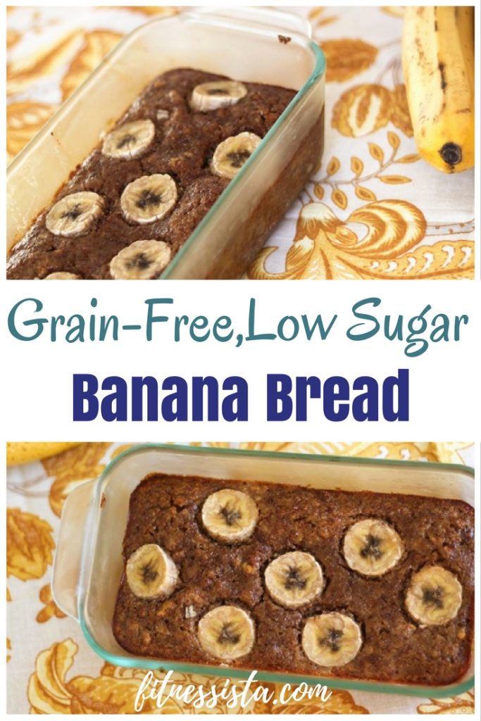 grain-free and low-sugar banana bread