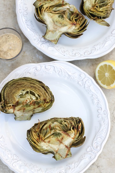 grilled artichokes