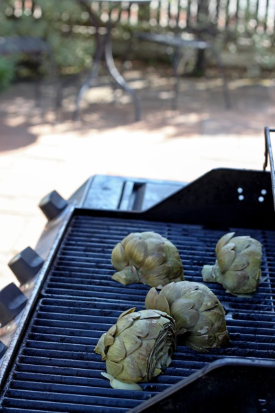 grilled artichokes