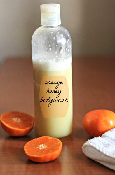 Orange honey bodywash