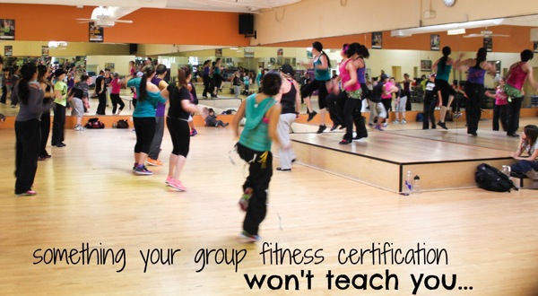 Your group fitness cert wont teach you