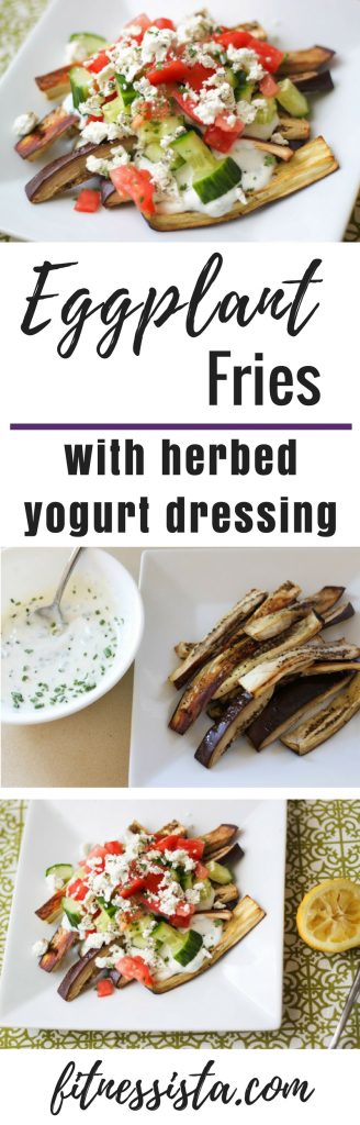 Eggplant Fries with Herbed Yogurt Dressing